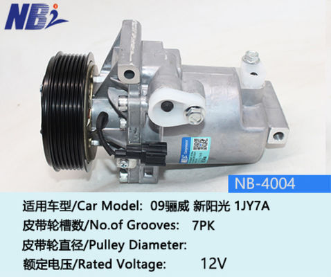 Good price 10S11 12V 7PK 115mm Automotive AC Compressor 92600-1JY7A B926001JY7A For Nissan TIIDA 1.6 09-11 online