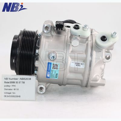 64526822848 Car Auto AC Compressor for BMW 750i 520i X5 X7 645256802 Air Conditioning Compressor 12V