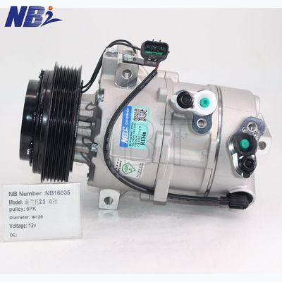 AC Air Conditioning Compressor DVE16 for HYUNDAI TUCSON 2.0 IX35 KIA SPORTAGE 2010 CM108168 977012S000 97701-2S000 1027E-01500