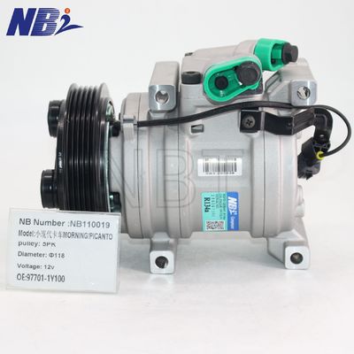 F500-CPAAA-02 97701-1Y000 HS09 Auto AC Compressor for Hyundai I10 Kia Picanto AC Pump F500CPAAA02 977011Y000