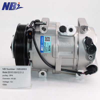 977011R900 Auto Aircon 12V AC Compressor for Hyundai Accent for KIA RIO 5PK Car Compresor 97701C7000 97701-1R900 P30013-4111