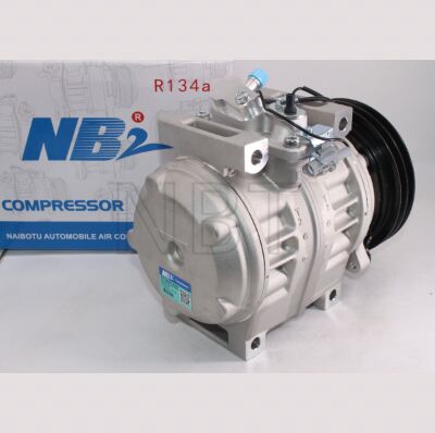 88320-36560 447220-0394 Wholesale Price New 10P30C Bus AC Compressor for Toyota Coaster Caetano 12V 2 Groove